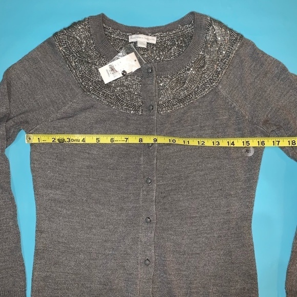 New York & Company Cardigan with Sequins Women’s Size Extra Small - Picture 5 of 8